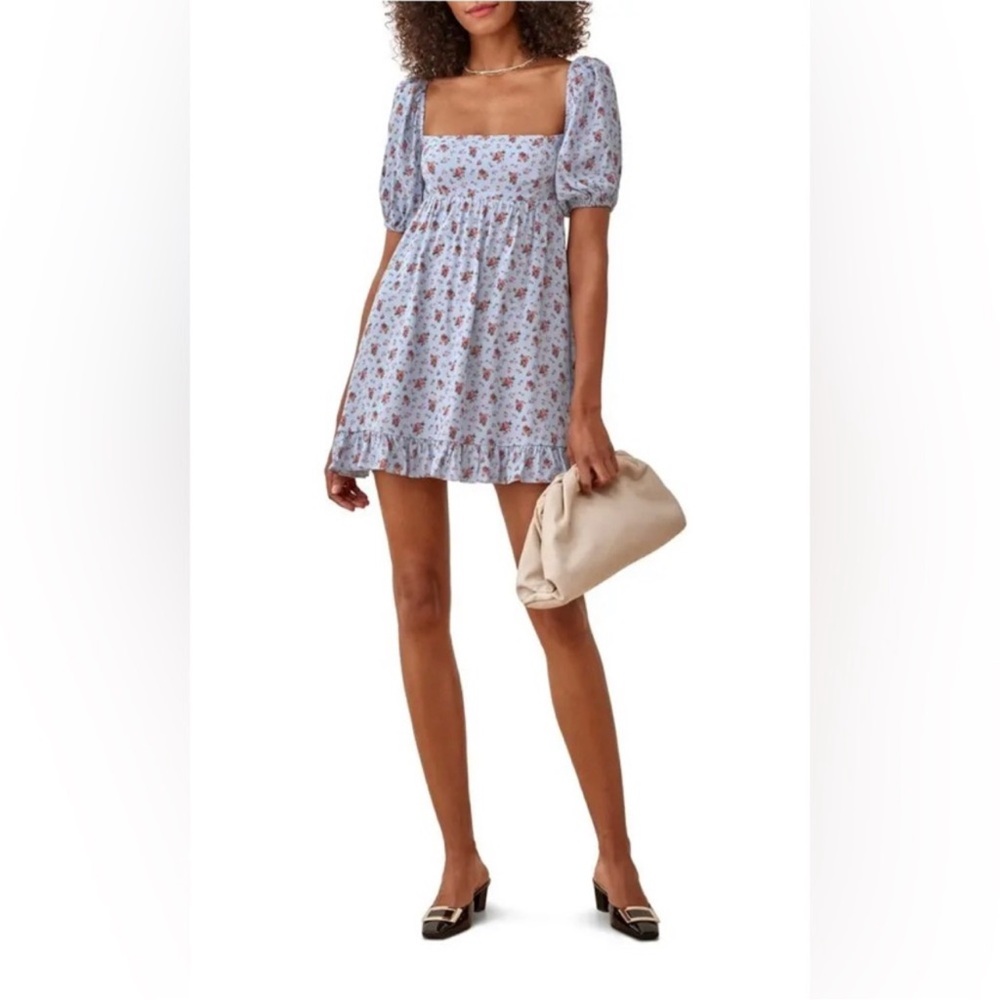 Reformation Blue Dress